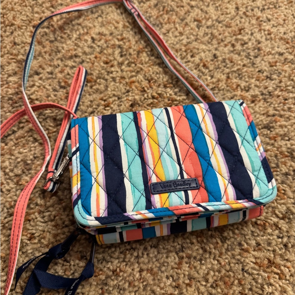 Vera Bradley Striped Crossbody Bag - Vibrant Hues
